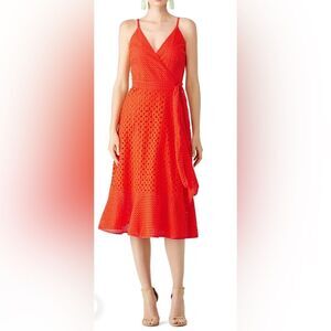 Trina Turk Red Kasie Dress Size 6